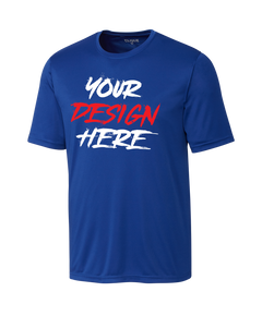 dryfit custom t-shirt - Blue