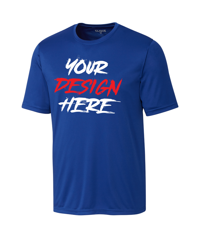dryfit custom t-shirt - Blue