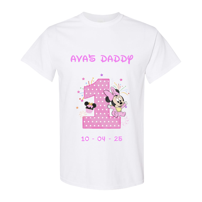 Adult Round Neck T-shirts Small-Large