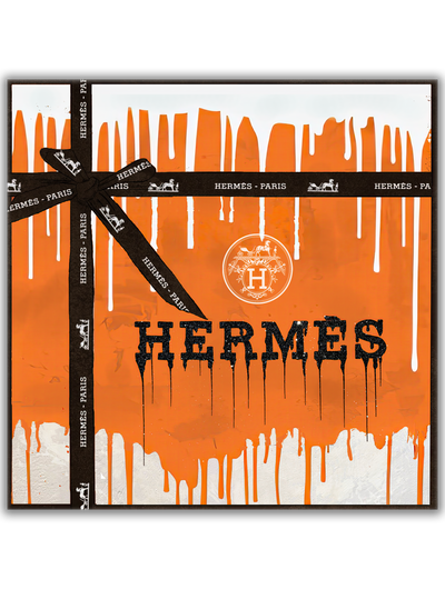 Orange Ribbon Luxe Drip