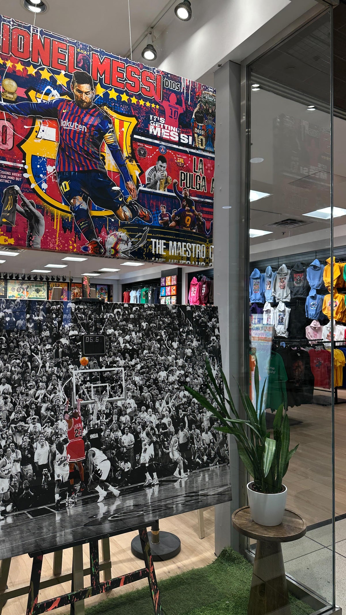 Inside the Urban Customz store at CF Toronto Eaton Centre