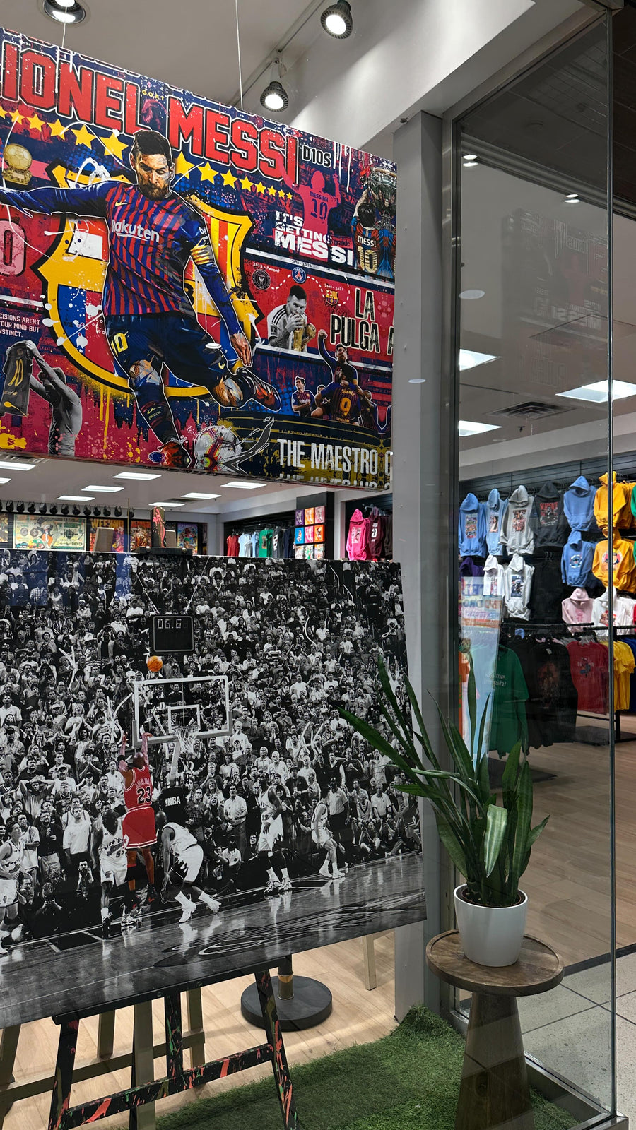 Inside the Urban Customz store at CF Toronto Eaton Centre