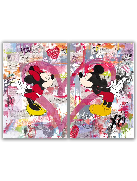 Love Split Canvas (Set of 2)