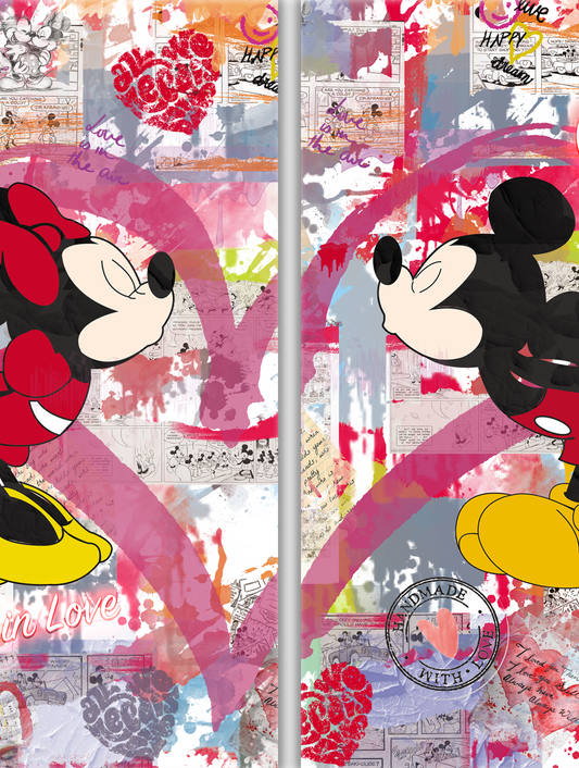 Love Split Canvas (Set of 2)