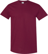 Men maroon roundneck t shirt