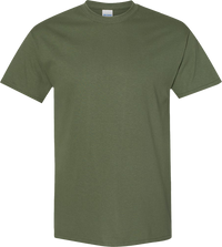 Men military green roundneck t shirt