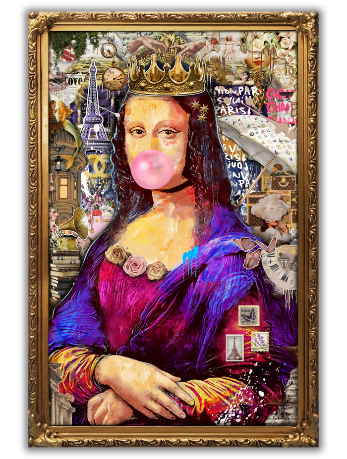 Classic art remixed wall art by Urban Customz