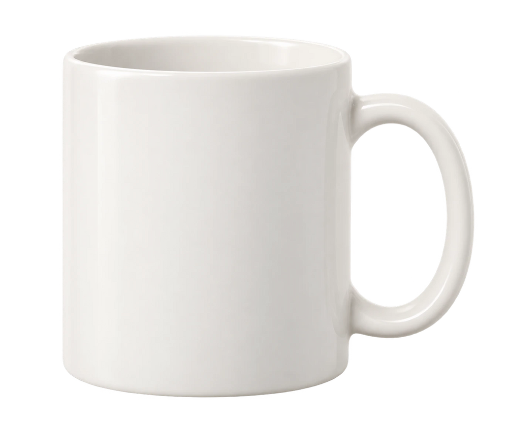 Blank white mug