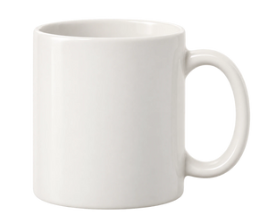 Blank white mug
