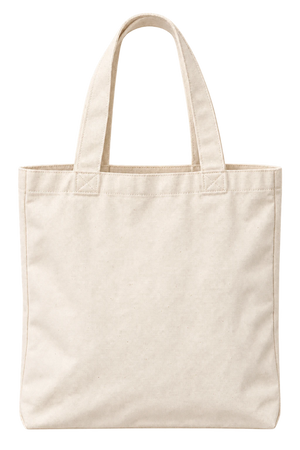 Blank natural cotton tote bag