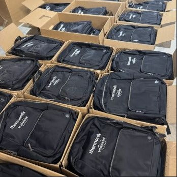 Thermomix by Vorwerk branded bags packed in boxes at Urban Customz